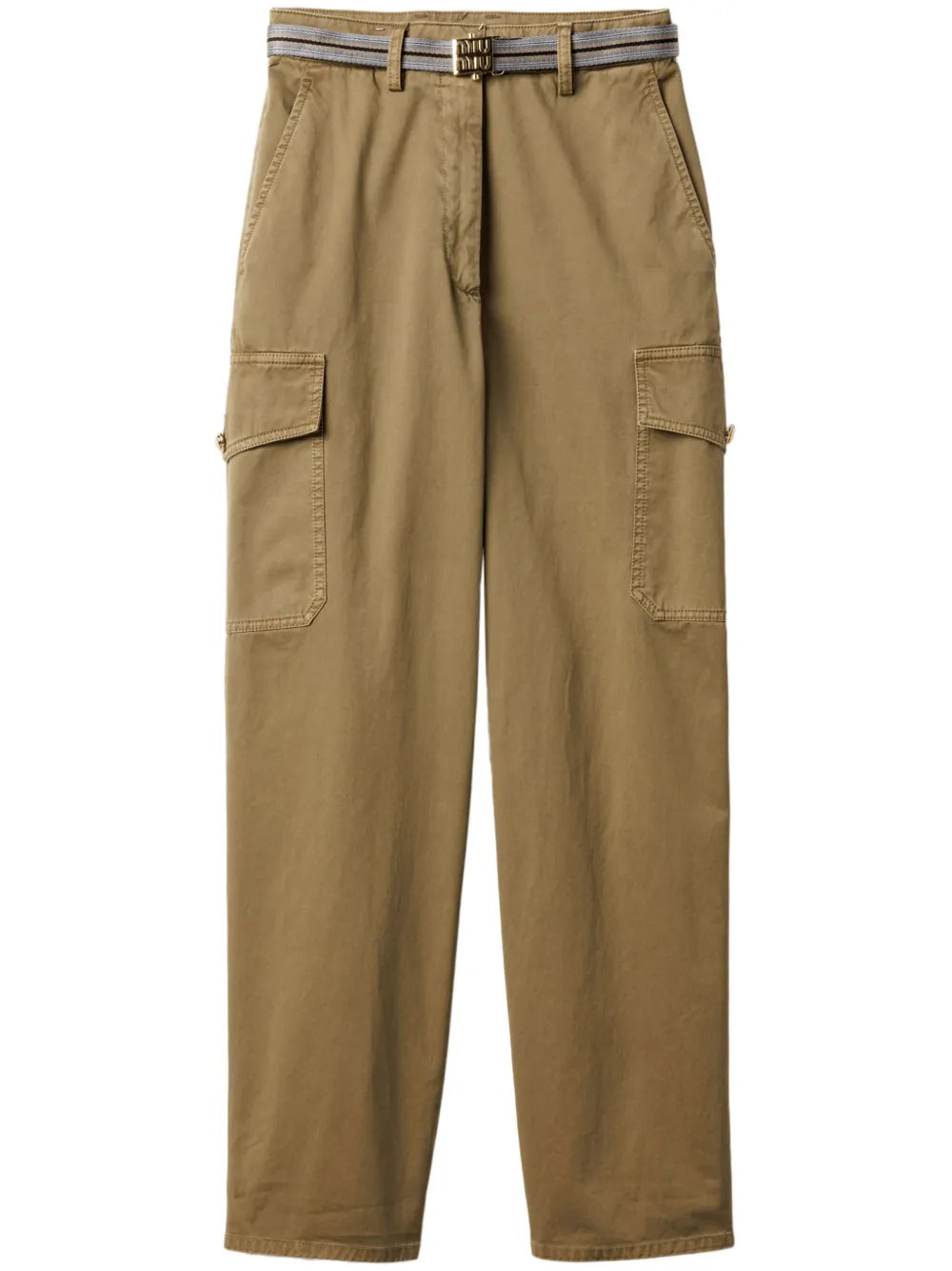 Garment-Dyed Cotton Trousers