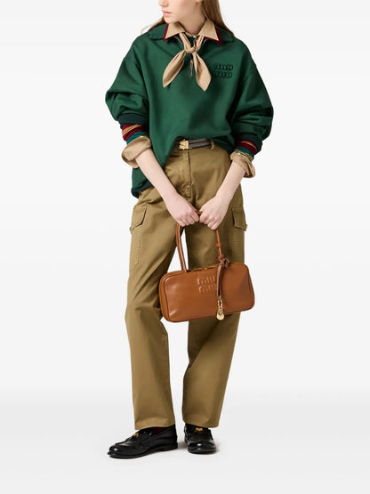 Garment-Dyed Cotton Trousers