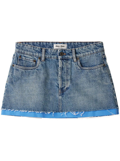 Denim Mini Skirt