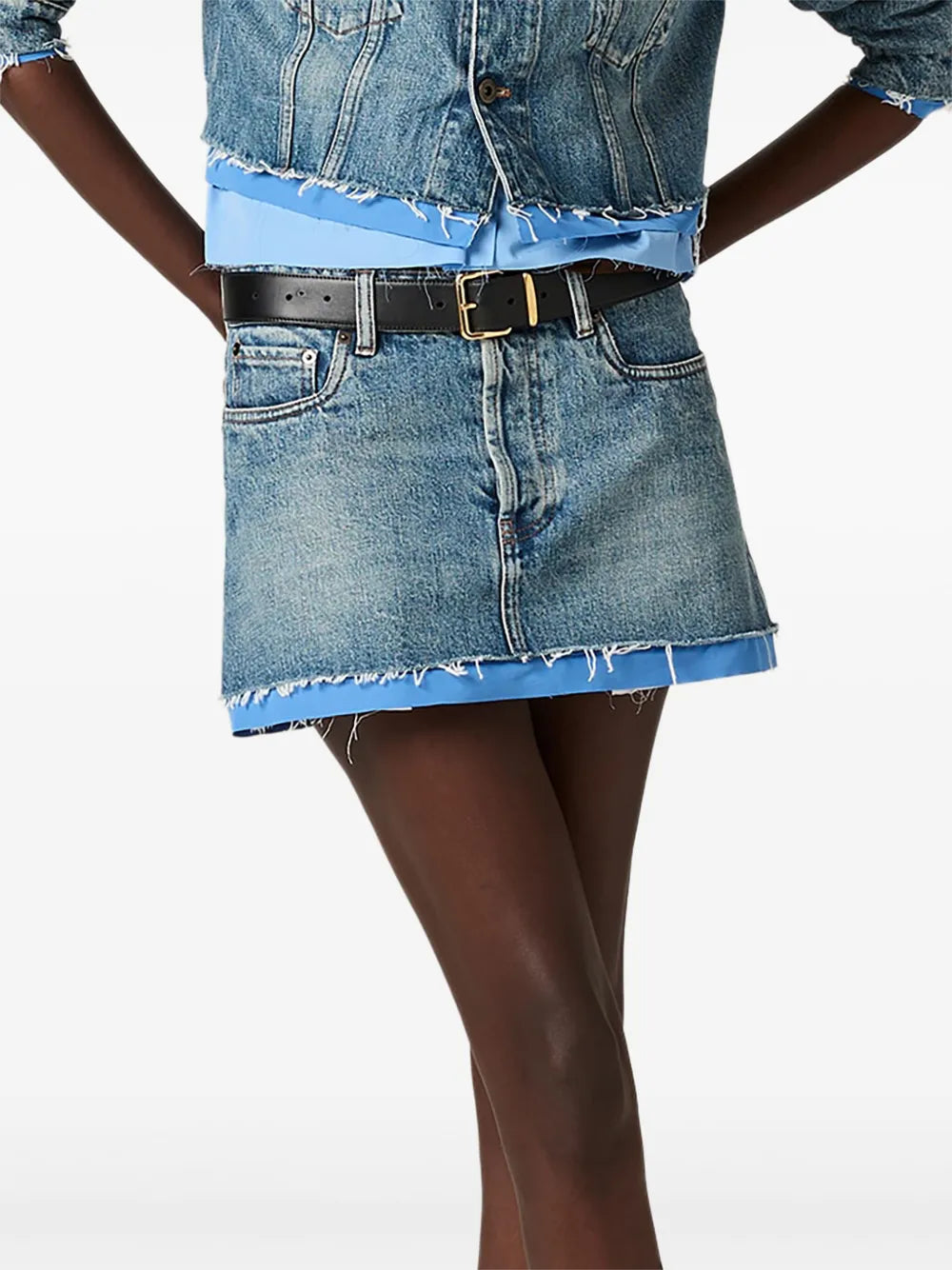 Denim Mini Skirt