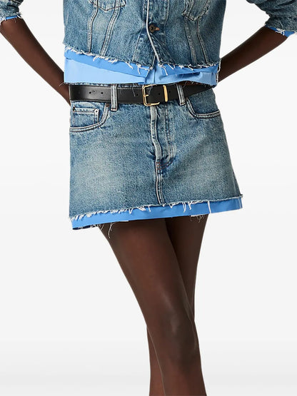 Denim Mini Skirt