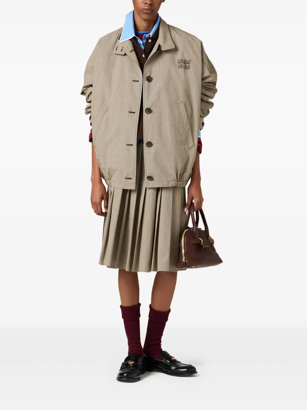 Check-Pattern Jacket