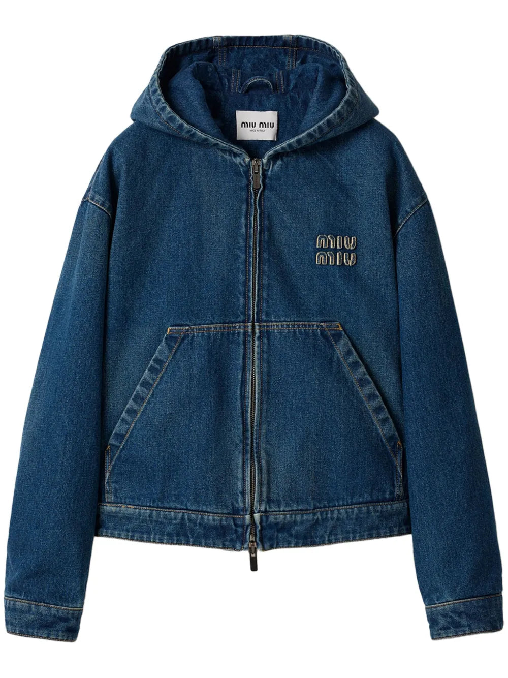 Denim Hooded Jacket