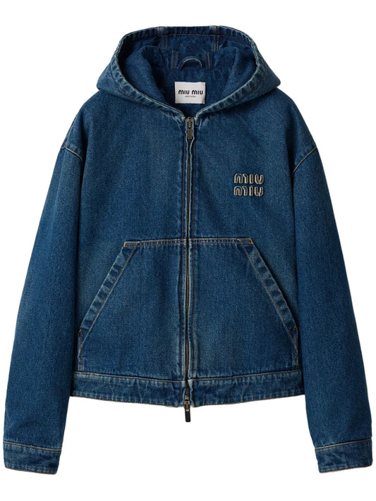 Denim Hooded Jacket