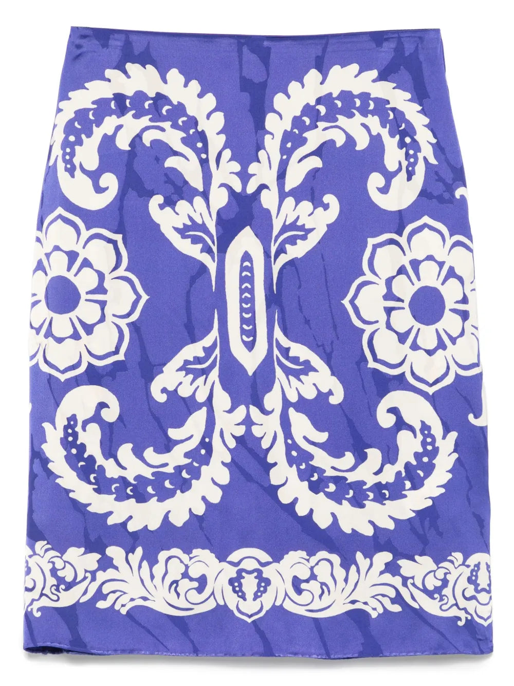 Paisley-Print Mini Skirt