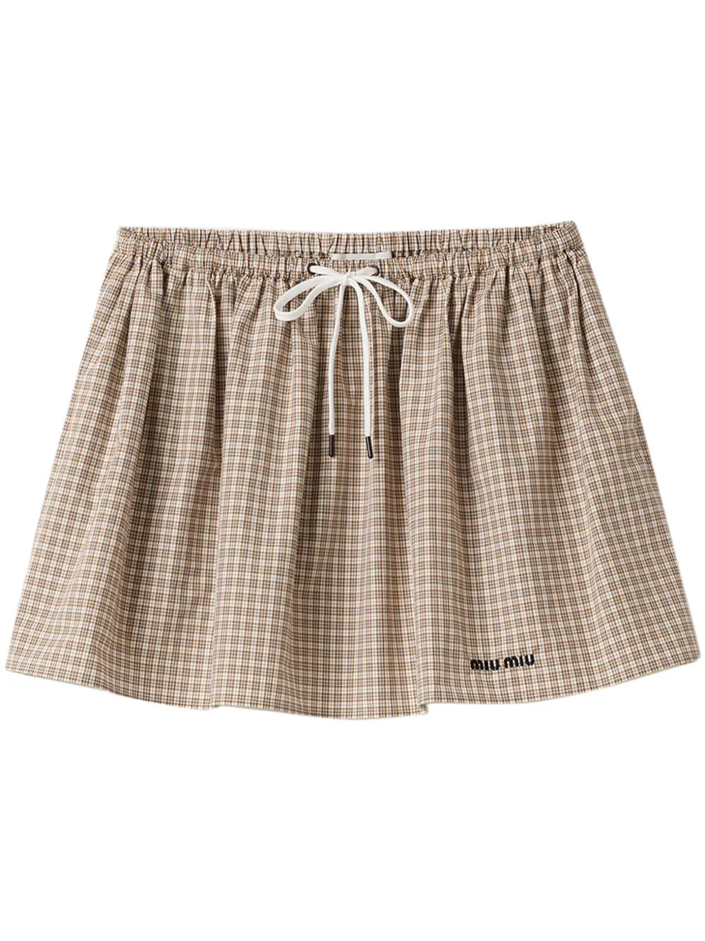 Checked Mini Skirt