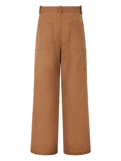 Oversized Pocket Cotton Pants