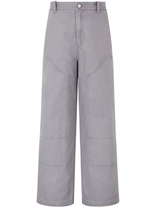 Cotton Loose-Fit Trousers