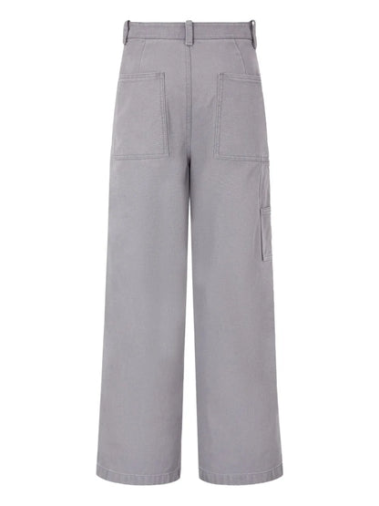 Cotton Loose-Fit Trousers