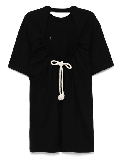 Logo-Embroidered Dress