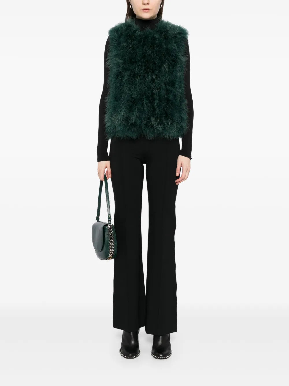 Feather Silk Coat