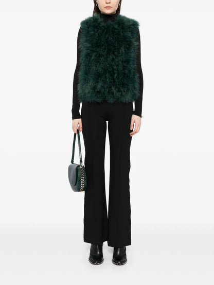Feather Silk Coat