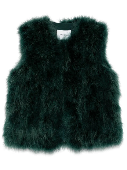 Feather Silk Coat