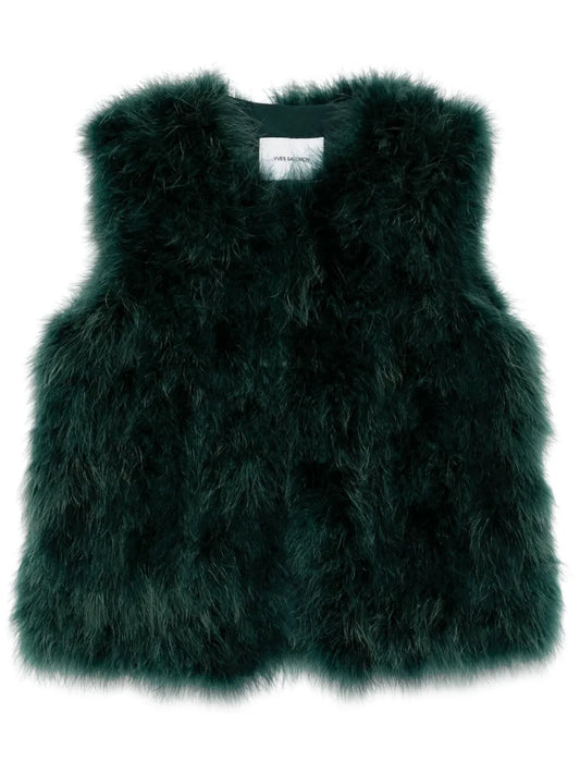 Feather Silk Coat