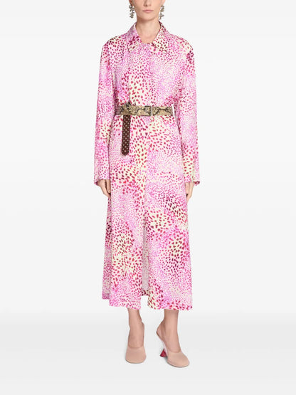 Patterned-Jacquard Coat