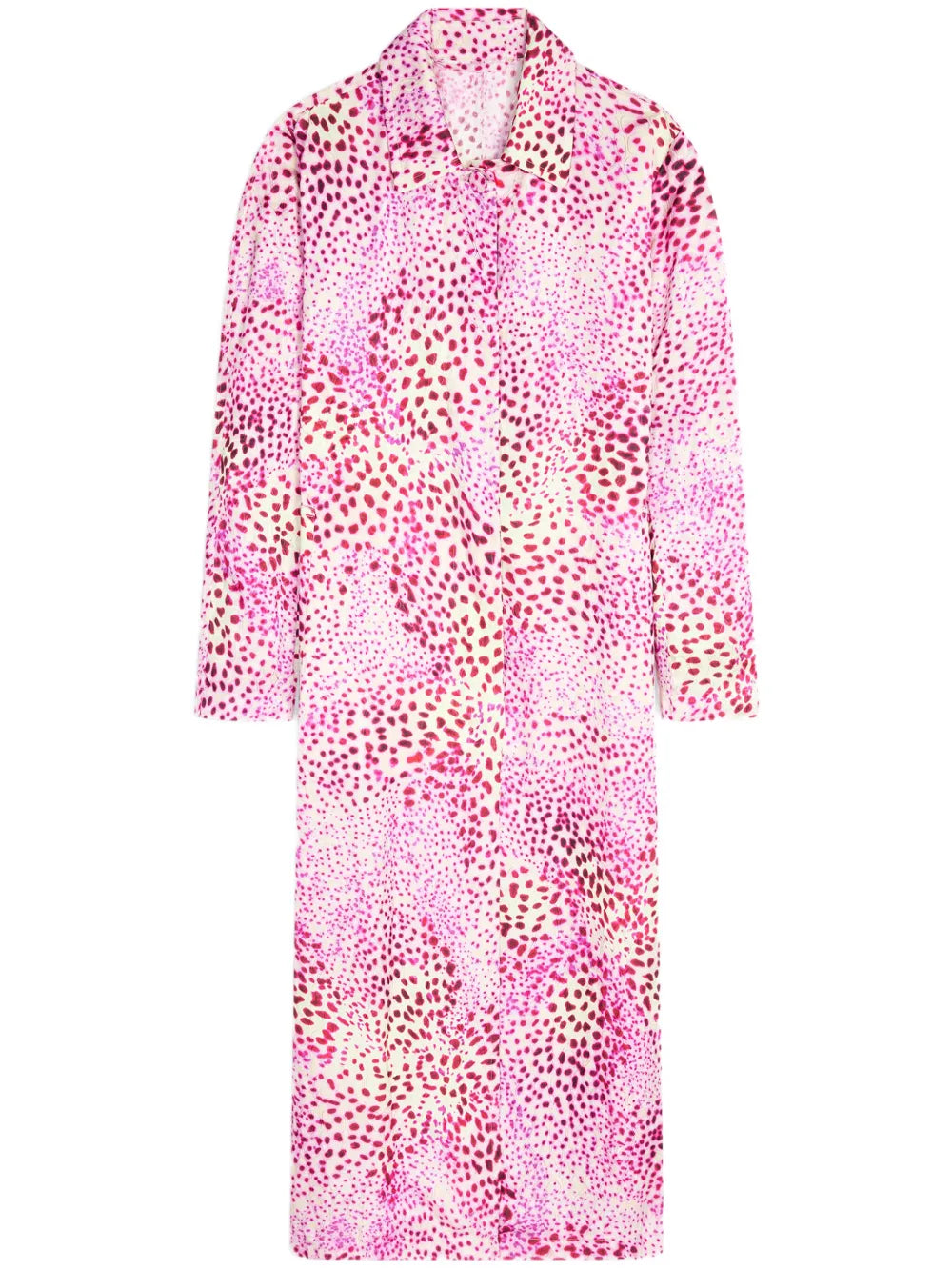 Patterned-Jacquard Coat