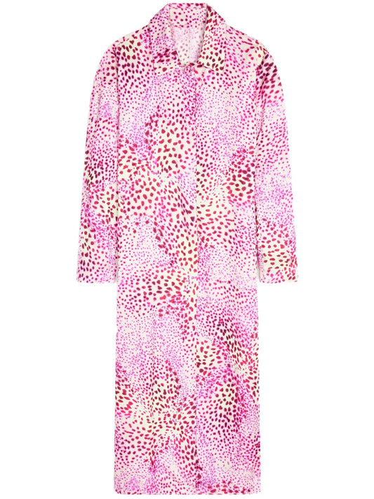 Patterned-Jacquard Coat