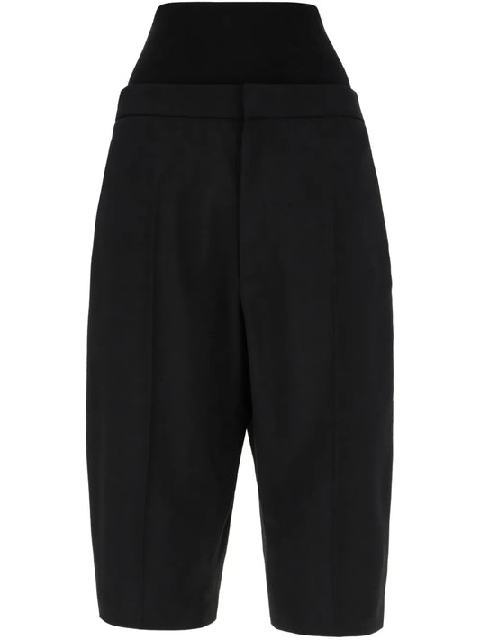 Gabardine Bermuda Shorts