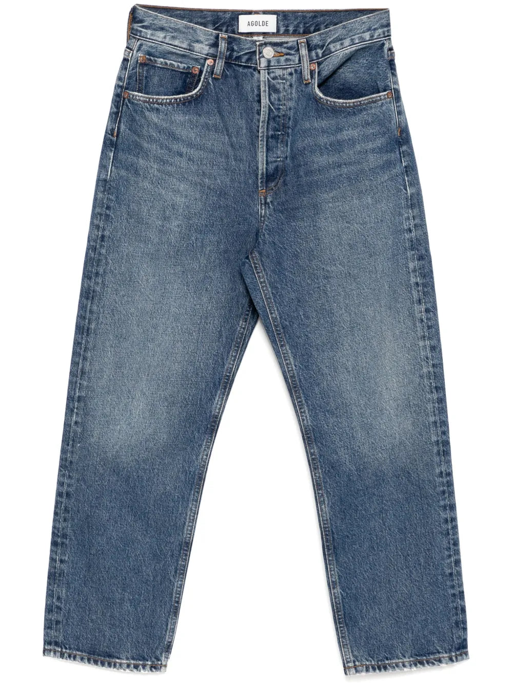 90'S Crop Straight-Leg Jeans