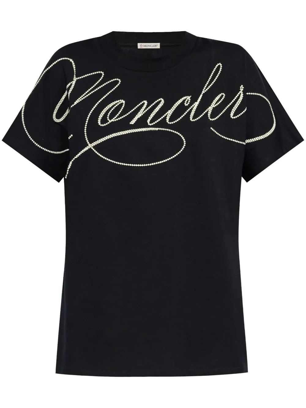 Embroidered Cursive-Logo T-Shirt