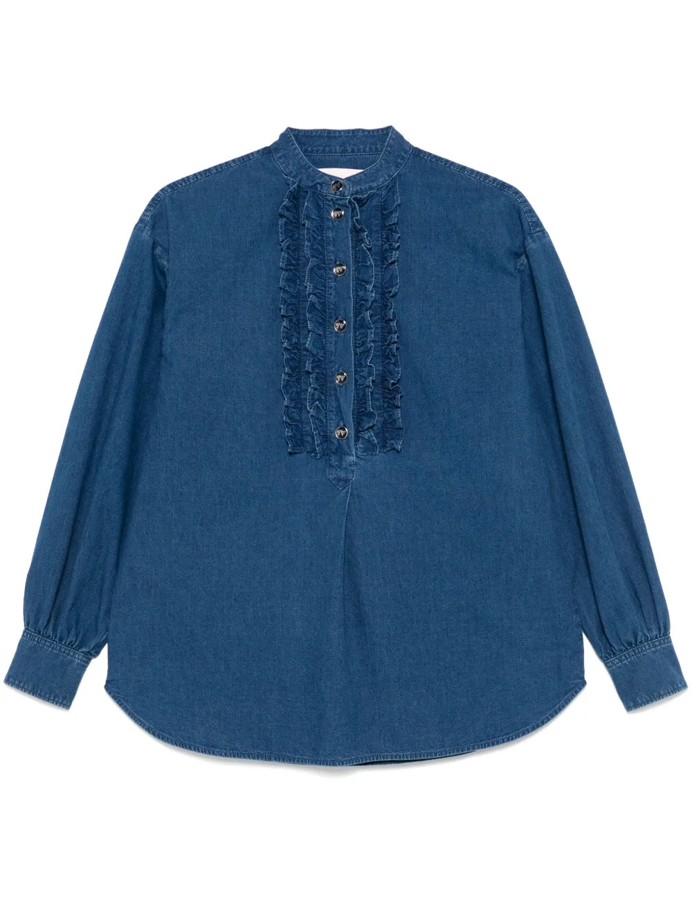Ruffled-Detail Shirt