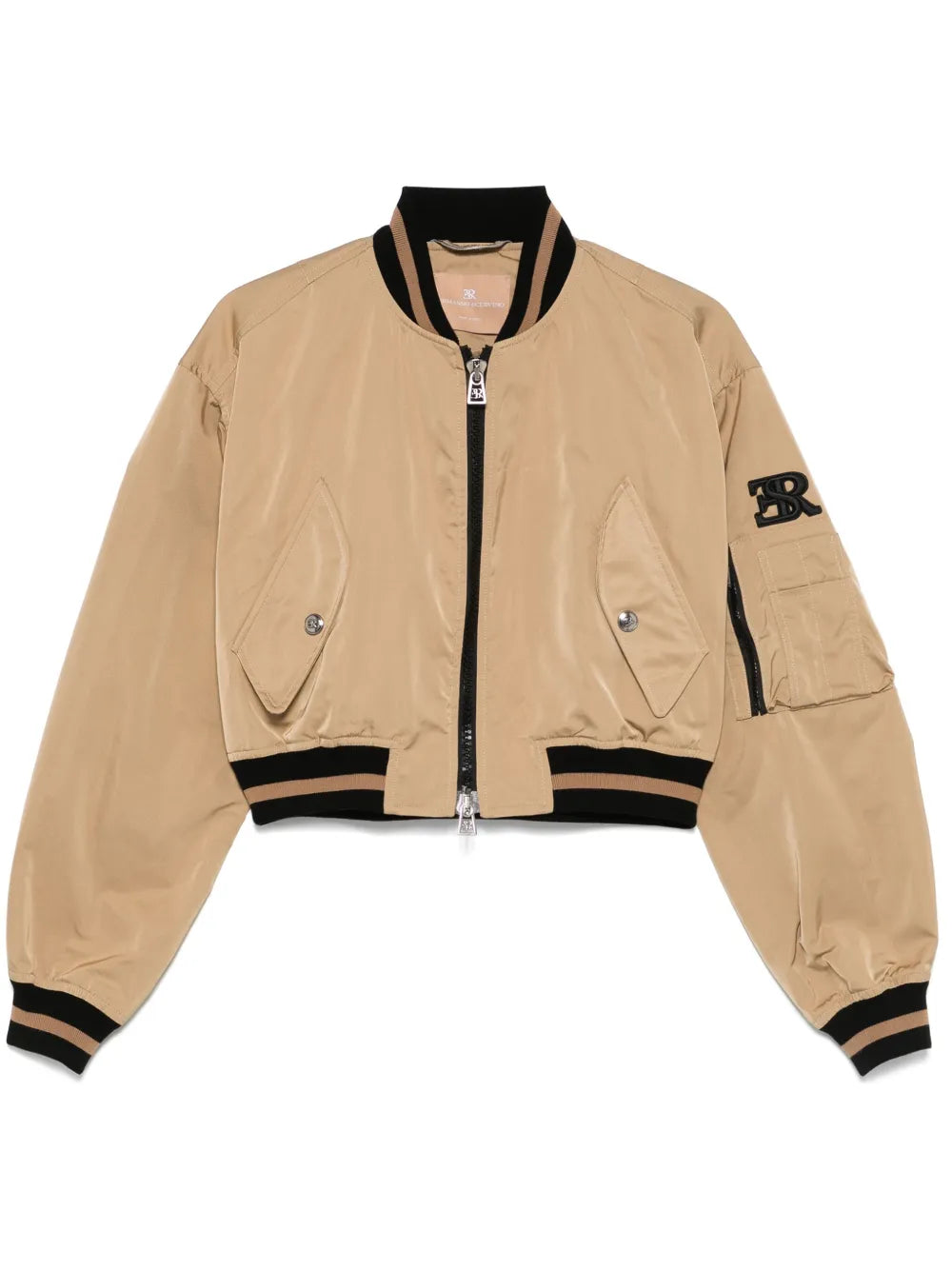 Cropped Bomber Jacket