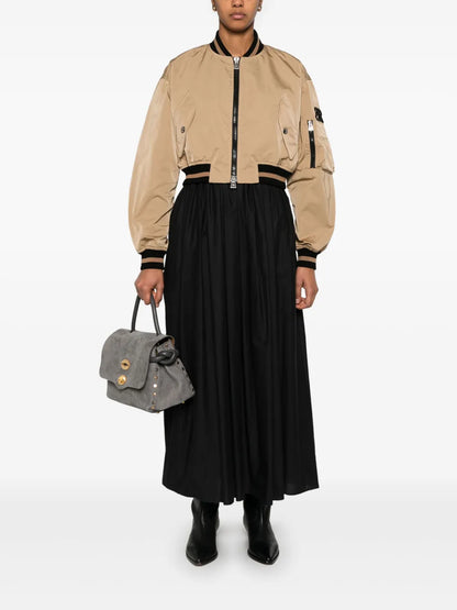 Cropped Bomber Jacket