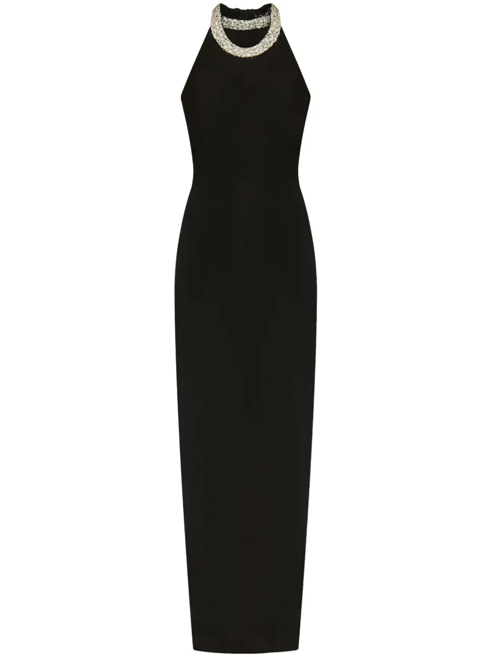 Crystal-Embellished Maxi Dress