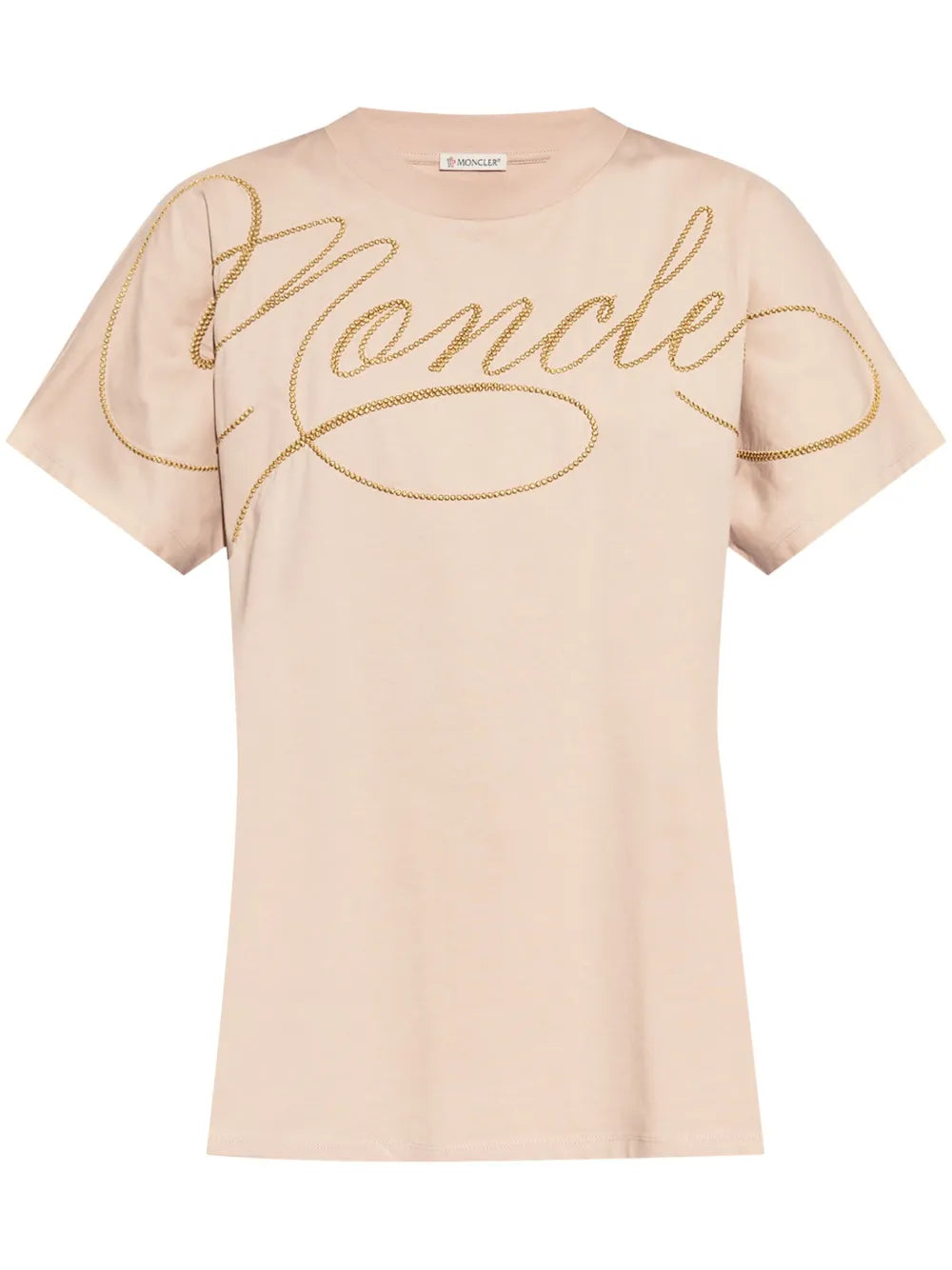Embroidered Cursive-Logo T-Shirt