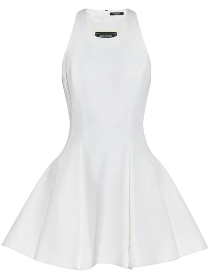 Pleated Mini Dress