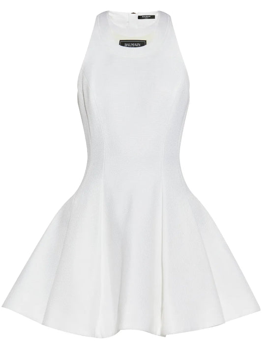 Pleated Mini Dress