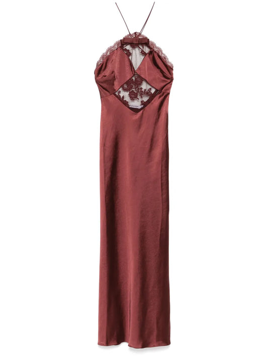 Satin Maxi Dress