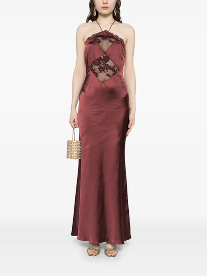 Satin Maxi Dress