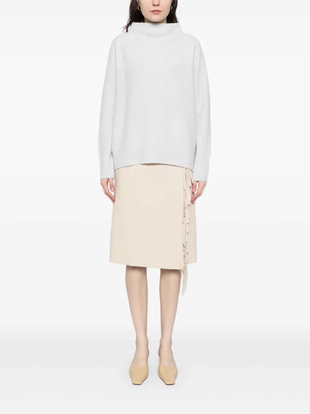 Cashmere Funnel-Neck Jumper