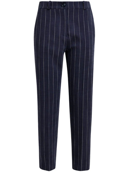 Host Pinstriped Tapered Trousers