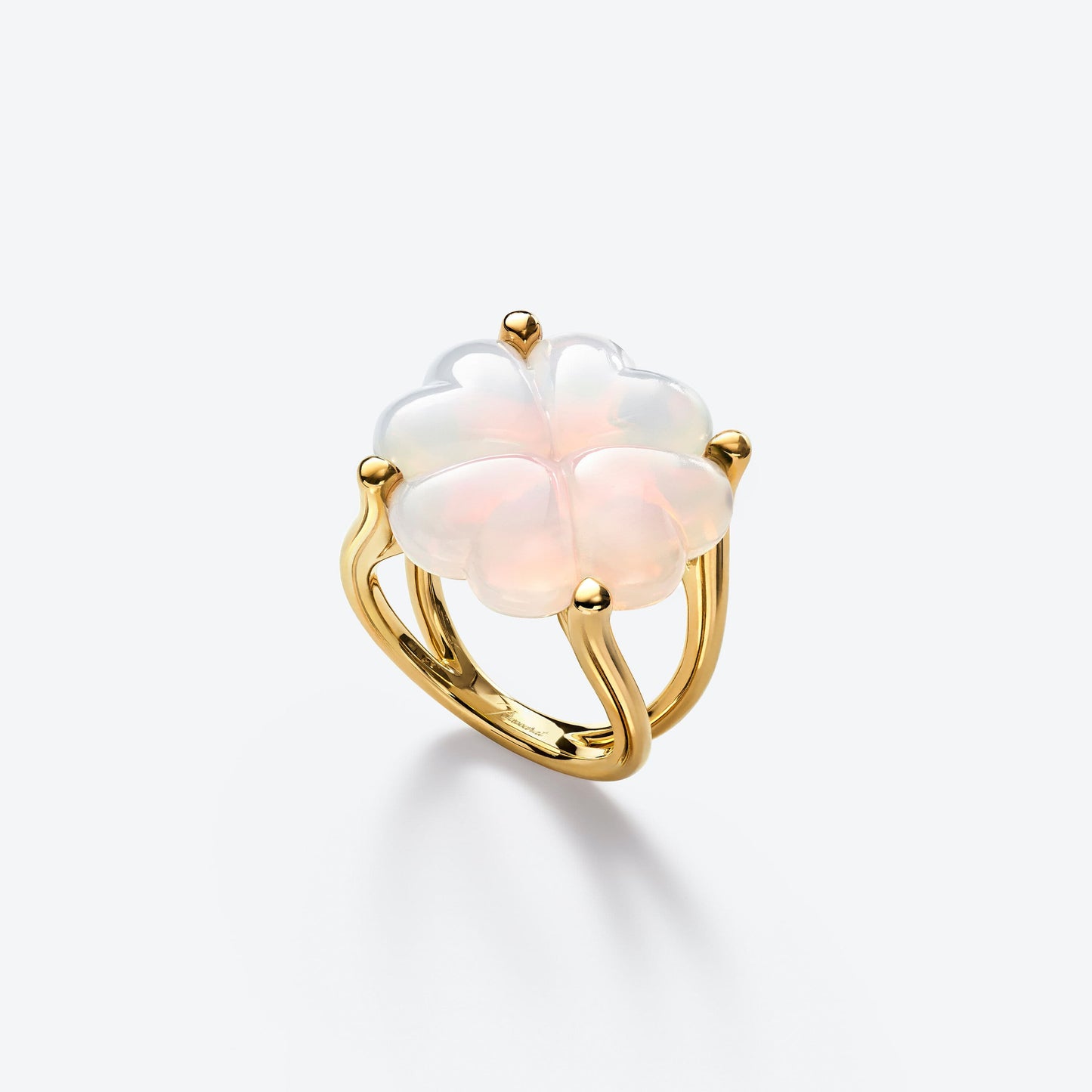 Baccarat Trèfle Gold Plated Ring