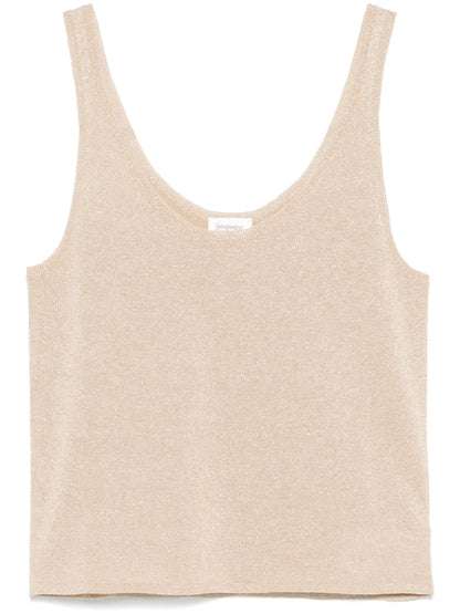 Lurex Knitted Tank Top