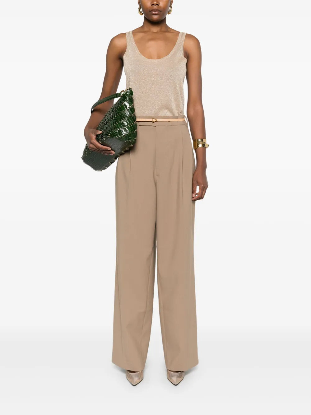 Lurex Knitted Tank Top