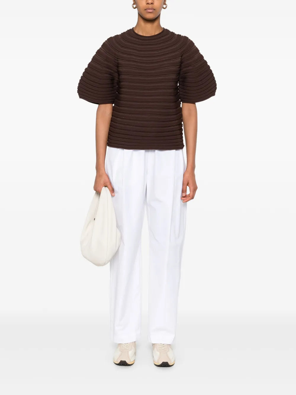 Mushroom-Knit Top