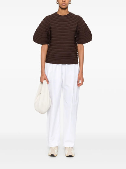 Mushroom-Knit Top