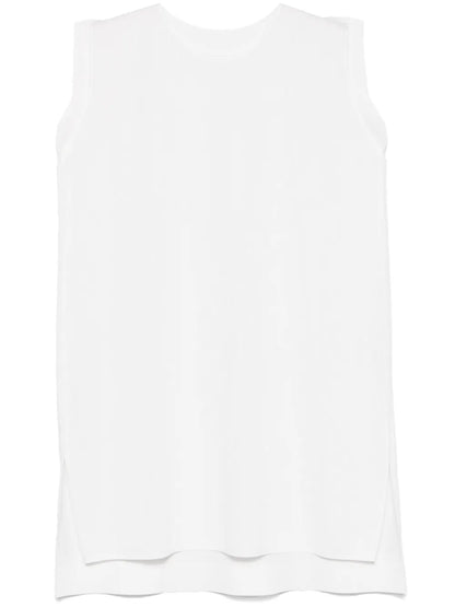 Plissé-Effect Tank Top
