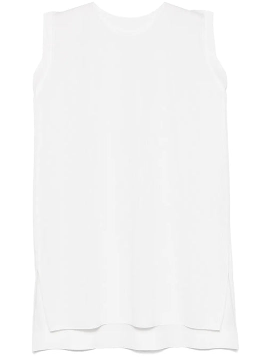 Plissé-Effect Tank Top