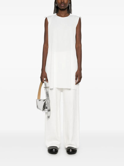 Plissé-Effect Tank Top