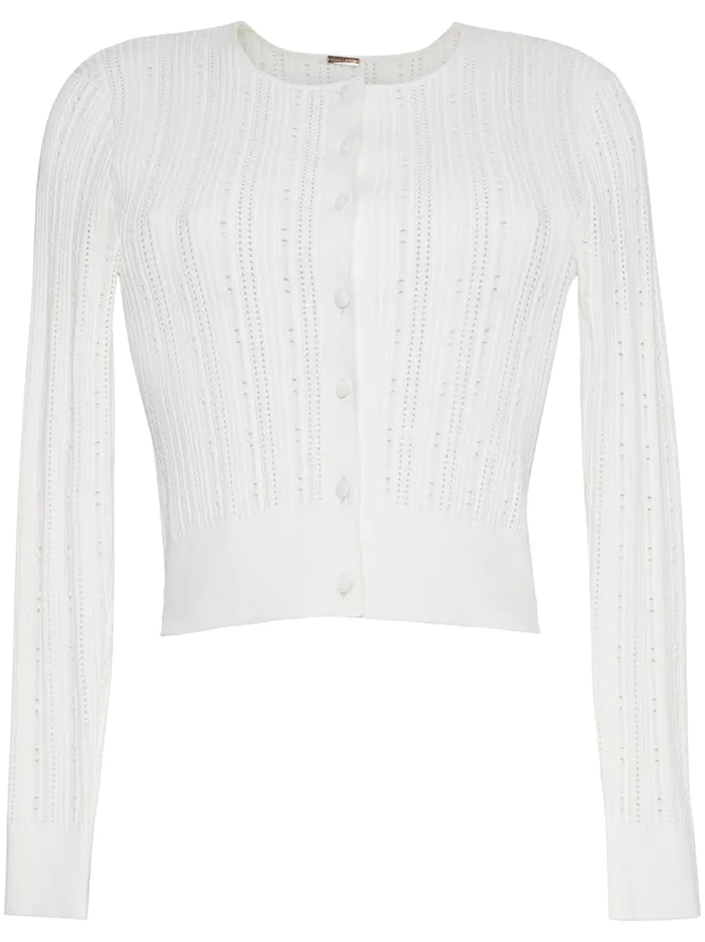 Faye Pointelle-Knit Cardigan