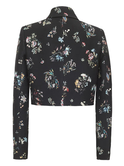 Floral-Print Jacket