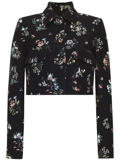Floral-Print Jacket