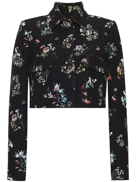 Floral-Print Jacket