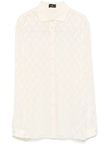 Paisley-Jacquard Shirt