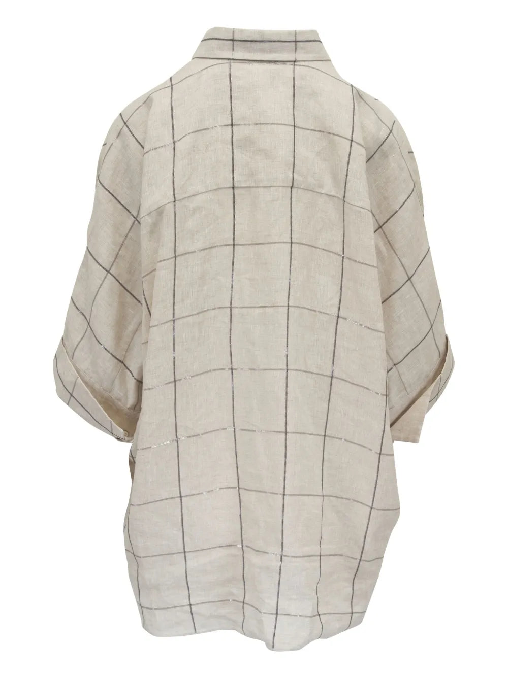 Grid-Pattern Shirt