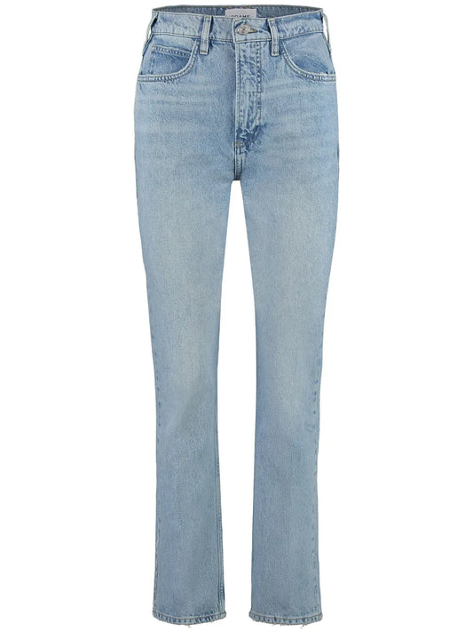 Cotton Straight-Leg Jeans